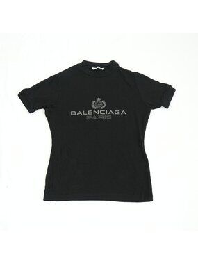 Balenciaga Black Logo T-Shirt Size Small